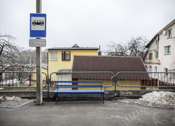 В Минске появилась необычная остановка-ловушка.